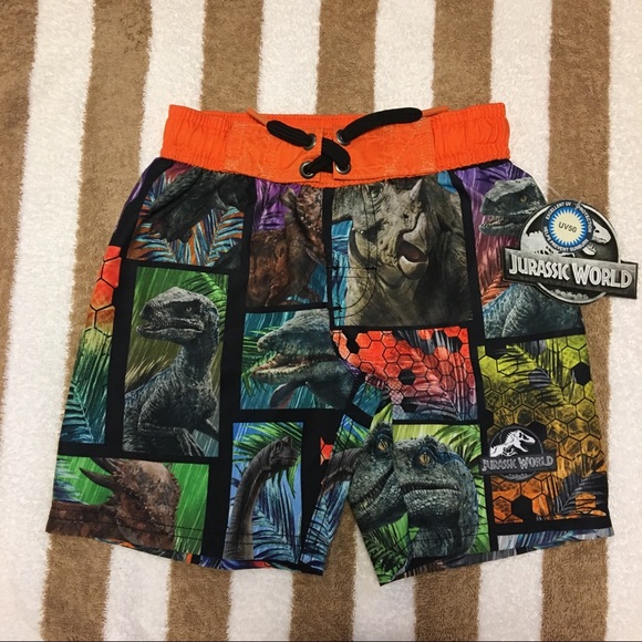 jurassic park swim trunks